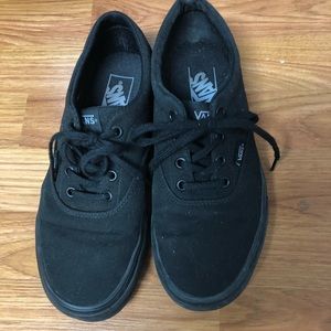 Womens Black Vans size 8.5